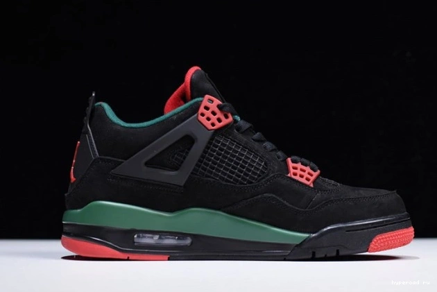 4 AQ3816-063 GUCC Black Red Air NRG Gorge Green-Varsity Jordan 0707